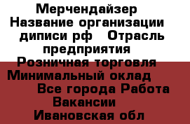 Мерчендайзер › Название организации ­ диписи.рф › Отрасль предприятия ­ Розничная торговля › Минимальный оклад ­ 25 000 - Все города Работа » Вакансии   . Ивановская обл.